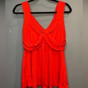 New York & Company Red Goddess Style Tank Top size small